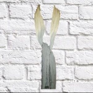 White and Gray Ombre Scarf